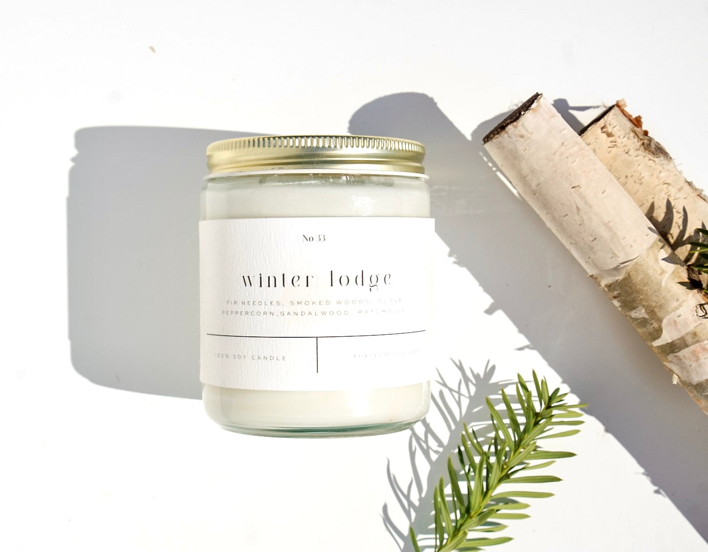 Winter Collection 16 oz. Mason Jar Candle