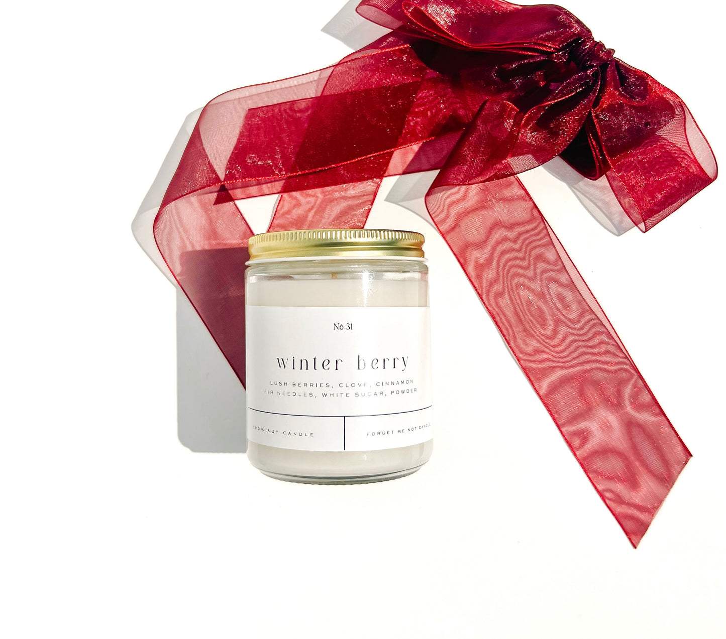 Winter Berry 9 oz Glass Candle