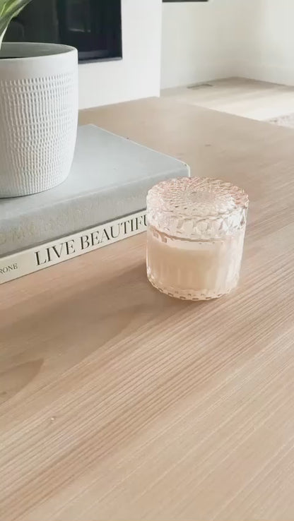 Blush Glass Jar Candle