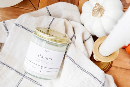 Flannel 9 oz Glass Candle