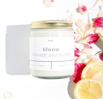 Bloom 9 oz Glass Candle